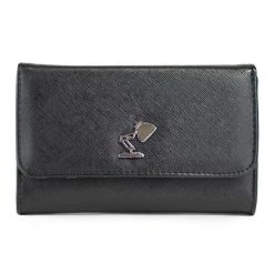 Buckle-Down New Disney Pixar Luxo Lamp Silver Enamel Flap Wallet