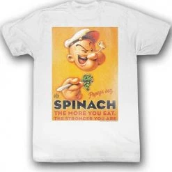 American Classics Men's Popeye Spinach Style Lightweight Tee