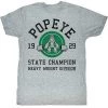 American Classics New Men's Popeye Heavy Weight Lightweight Tee