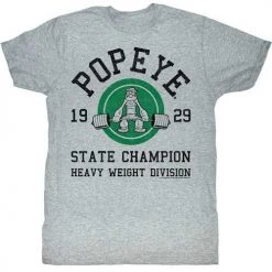 American Classics New Men's Popeye Heavy Weight Lightweight Tee