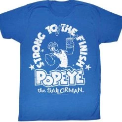 American Classics Men's Popeye Whiteness Lightweight Tee New