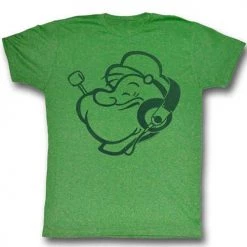 American Classics New Men's Popeye Headphones Lightweight Tee