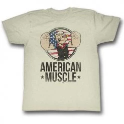 American Classics New Men's Popeye Muscle Lightweight Tee