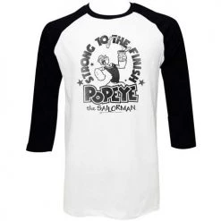 American Classics Men's Popeye Strong Finish Raglan Tee