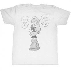 American Classics Men's Popeye Comicish Lightweight Tee New
