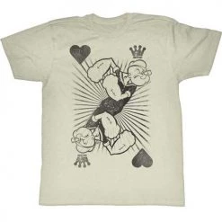 American Classics Men's Popeye King Of Harts Lightweight Tee