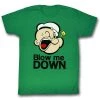 American Classics Men's Popeye Blow Me Down Lightweight Tee New