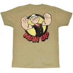 American Classics New Men's Popeye Man Up Lightweight Tee