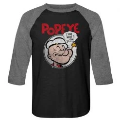 American Classics Men's Popeye Y'Am Raglan Tee New