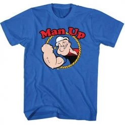 American Classics Men's Popeye Man Up Lightweight Tee New