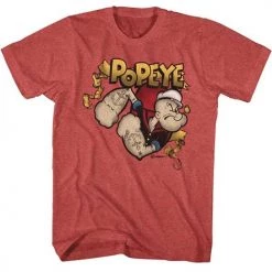 American Classics New Men's Popeye Gold Banner Lightweight Tee