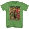 American Classics Men's Popeye Mosaic Olive Lightweight Tee New