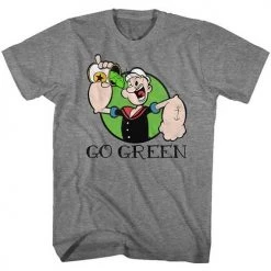 American Classics Men's Popeye Go Green Tee New