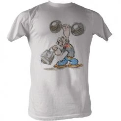 American Classics Men's Popeye Brutus Popeye Sketch Lightweight Tee