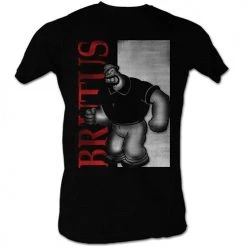 American Classics New Men's Popeye Scar Brutus Lightweight Tee