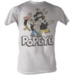 American Classics New Men's Popeye Pop Group Lightweight Tee