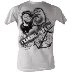 American Classics Men's Popeye Iron Arm Lightweight Tee New