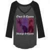 Fifth Sun New Women's Disney Villains Once A Queen Raglan Tee