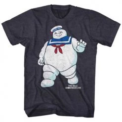 American Classics Men's The Real Ghostbusters Mr Stay Puft 2 Tee New