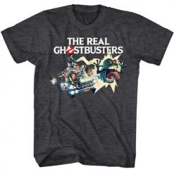 American Classics New Men's The Real Ghostbusters Car Chase Tee