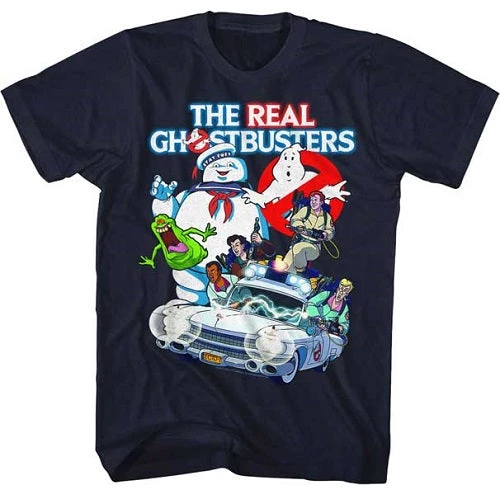 American Classics Men's The Real Ghostbusters Gb Collage Tee 1 American Classics Men's The Real Ghostbusters Gb Collage Tee