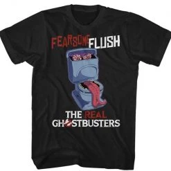 American Classics Men's The Real Ghostbusters Fearsome Flush Tee New