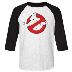 American Classics Men's The Real Ghostbusters Symbol Raglan Tee