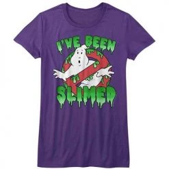 American Classics Women's The Real Ghostbusters Slimed! Tee New