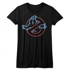 American Classics Women's The Real Ghostbusters Neon Ghost Tee New