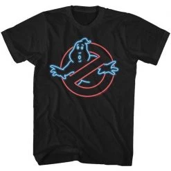 American Classics Men's The Real Ghostbusters Neon Ghost Tee New