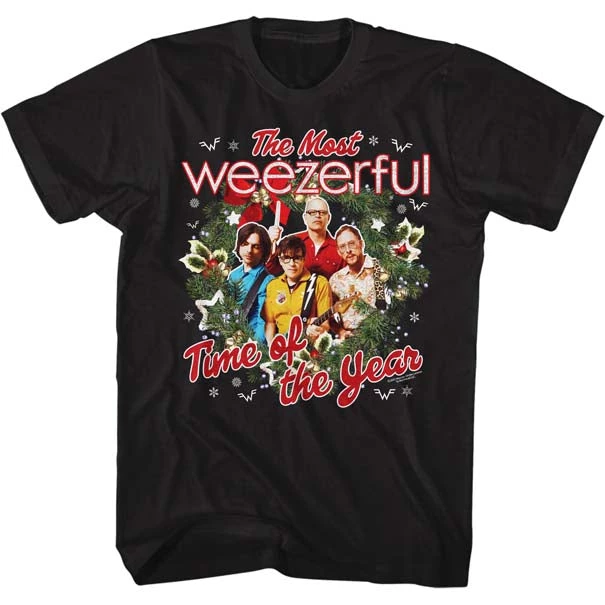 American Classics New Men's Weezer Christmas Tee 1 American Classics New Men's Weezer Christmas Tee