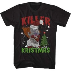 American Classics New Men's Killer Klowns From Outer Space Christmas Tee