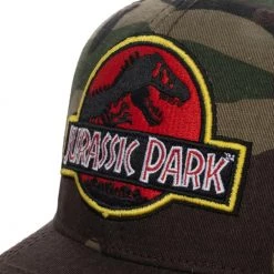 Bioworld Jurassic Park Camo Pre-Curved Snapback Hat