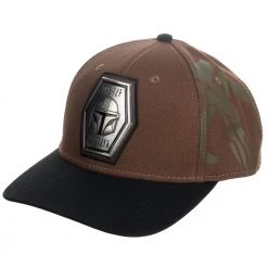 Bioworld Star Wars The Mandalorian Pre-Curved Snapback New