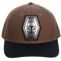 Bioworld Star Wars The Mandalorian Pre-Curved Snapback New