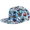 Bioworld Super Mario Enemies Aop Flat Bill Snapback New