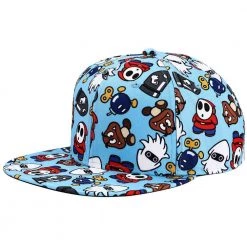 Bioworld Super Mario Enemies Aop Flat Bill Snapback New