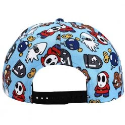 Bioworld Super Mario Enemies Aop Flat Bill Snapback New