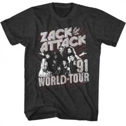 American Classics Men's Saved By The Bell Zack Attack World Tour Lightweight Tee
