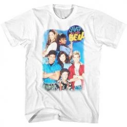 American Classics Men's Saved By The Bell Group Shot Lightweight Tee
