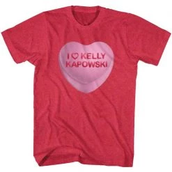 American Classics Men's Saved By The Bell Kelly Candy Heart Tee