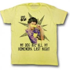 American Classics New Men's Saved By The Bell My Homework Lightweight Tee