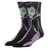 Bioworld Disney Villains Maleficent 360 Character Crew Socks