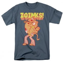 Trevco Men's Scooby-Doo Zoinks Repeat Tee