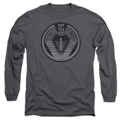 Trevco Men's Stargate Sg-1 Team Badge Long Sleeve Tee