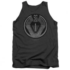 Trevco New Men's Stargate Sg-1 Team Badge Tank Top