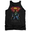 Trevco Men's Dc Comics Superman Dark Alley Tank Top New