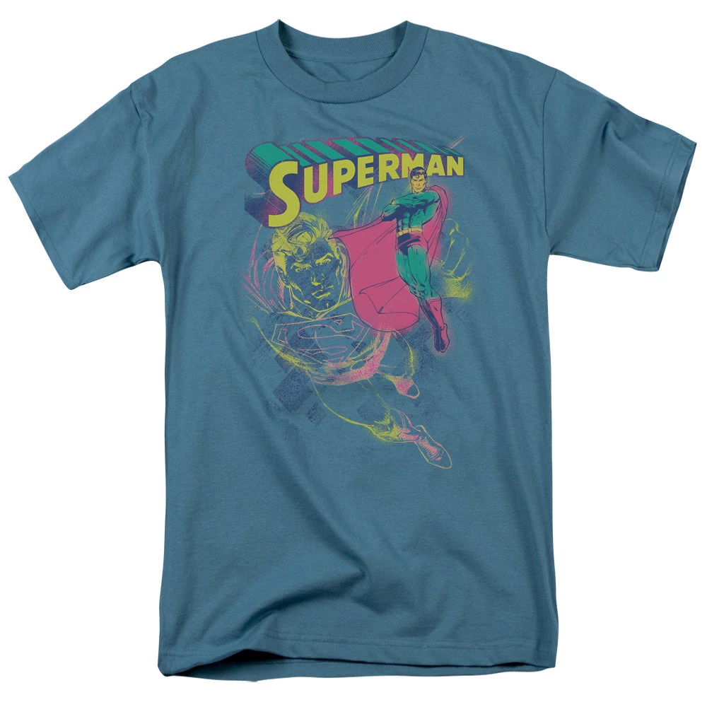 Trevco New Men's Dc Comics Superman Super Spray Tee 1 Trevco New Men's Dc Comics Superman Super Spray Tee