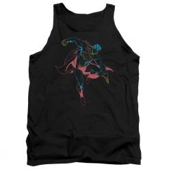 Trevco New Men's Dc Comics Superman Neon Superman Tank Top