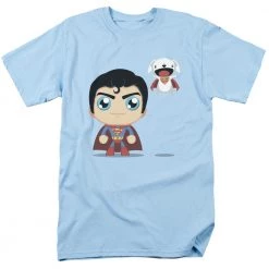 Trevco New Men's Dc Comics Superman Cute Superman Tee